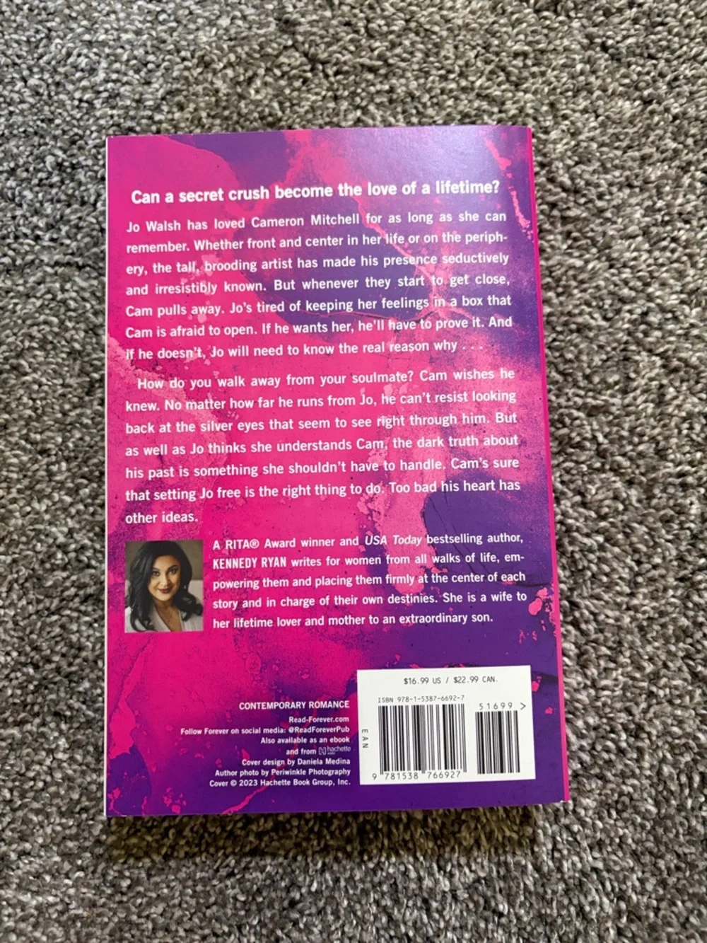 Be Mine Forever - Pink/Purple Paperback Novel